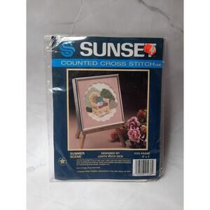 Sunset Counted Cross Stitch Kit Summer Scene 1436 5x5